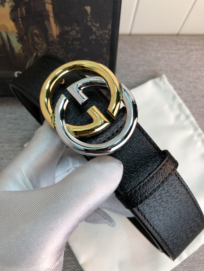【 GUCCI】(クッチ)  3.8cm   ベルト メンズ-BRAND OFF