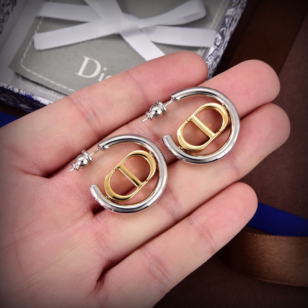 【2026】【DIOR】ディオール  ファッションスタイルのイヤリング-BRAND OFF
