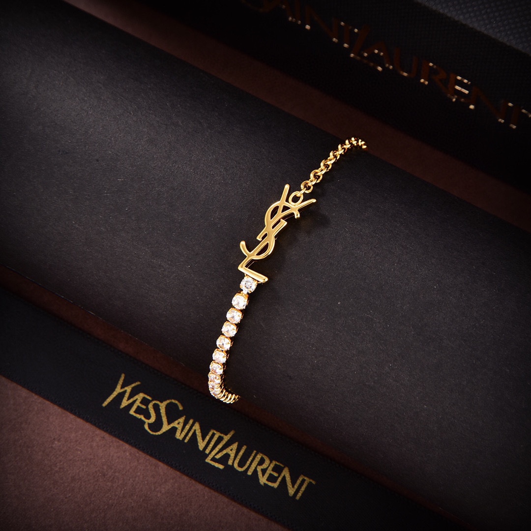 【2026】【YSL SAINT LAURENT】サンローラン  ブレスレット、ファッションシンプルなスタイル-BRAND OFF