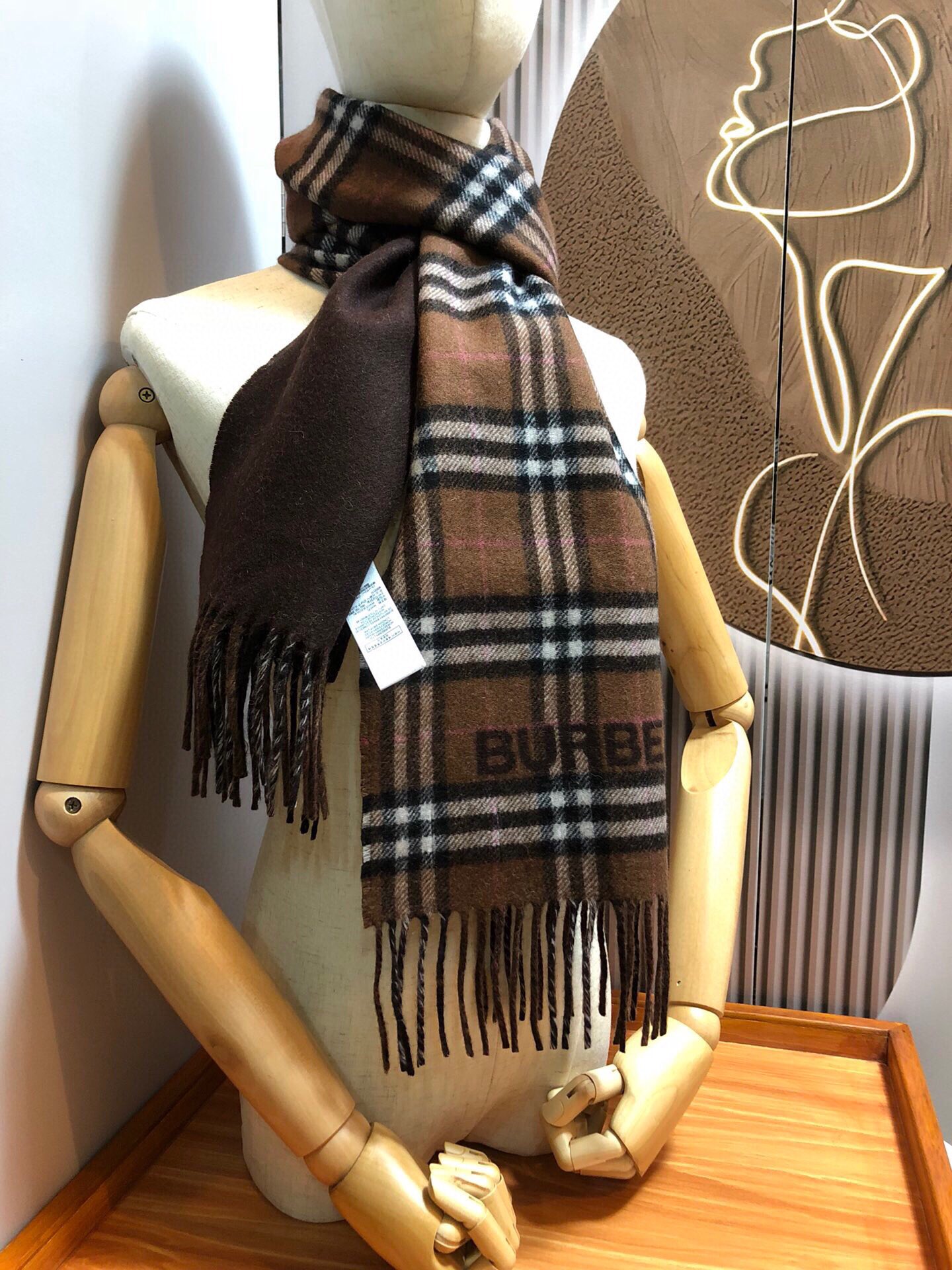 【2026】【BURBERRY  バーバリー】スカーフ30*168CM-BRAND OFF
