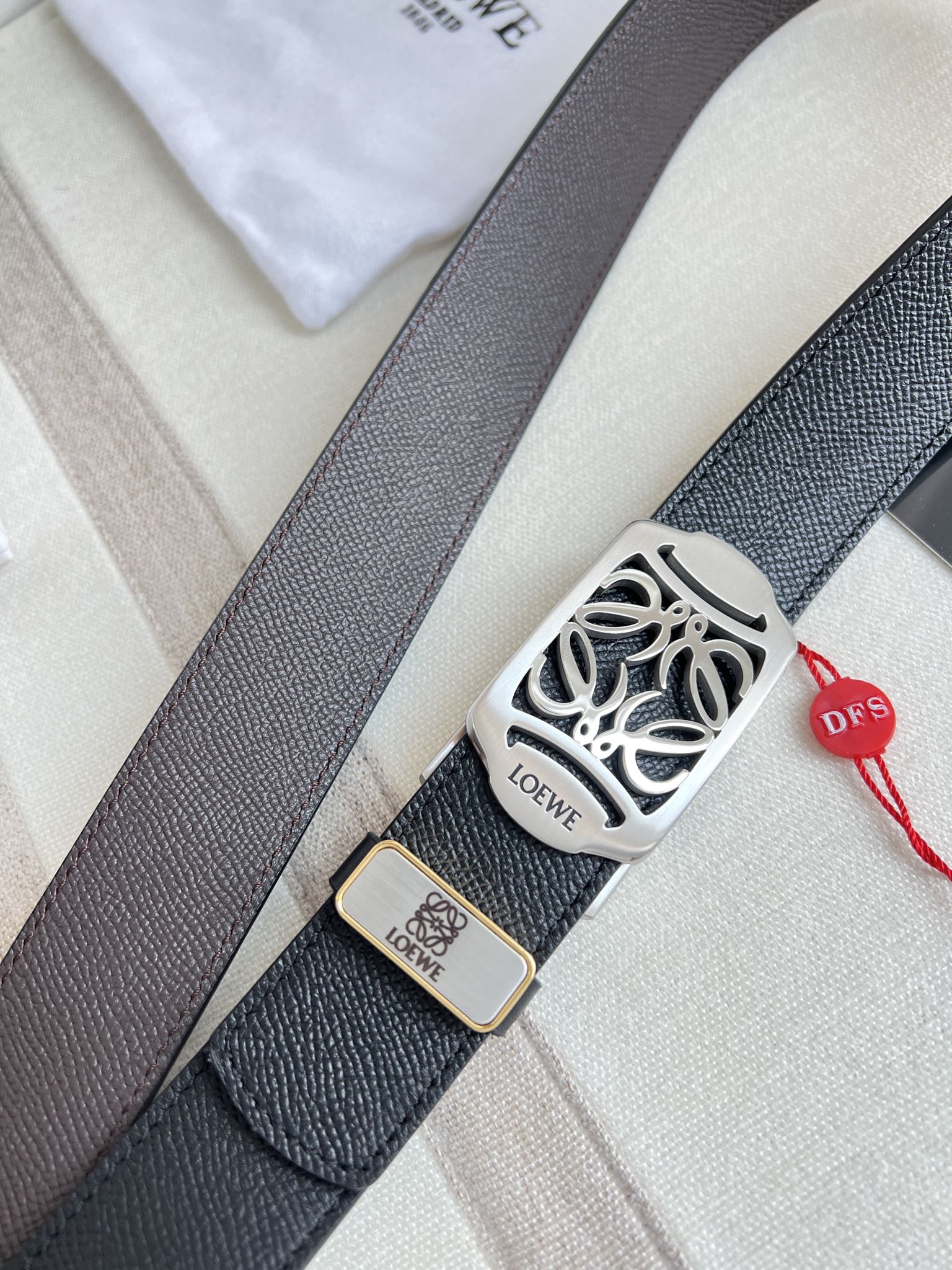 【2026】【LOEWE】(ロエベ) 3.5cmベルト メンズ-BRAND OFF