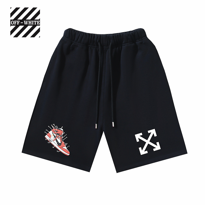 【OFF-WHITE 公式旗艦店】オフホワイト   ショートパンツ  ご好評に付き再入荷！24629-BRAND OFF