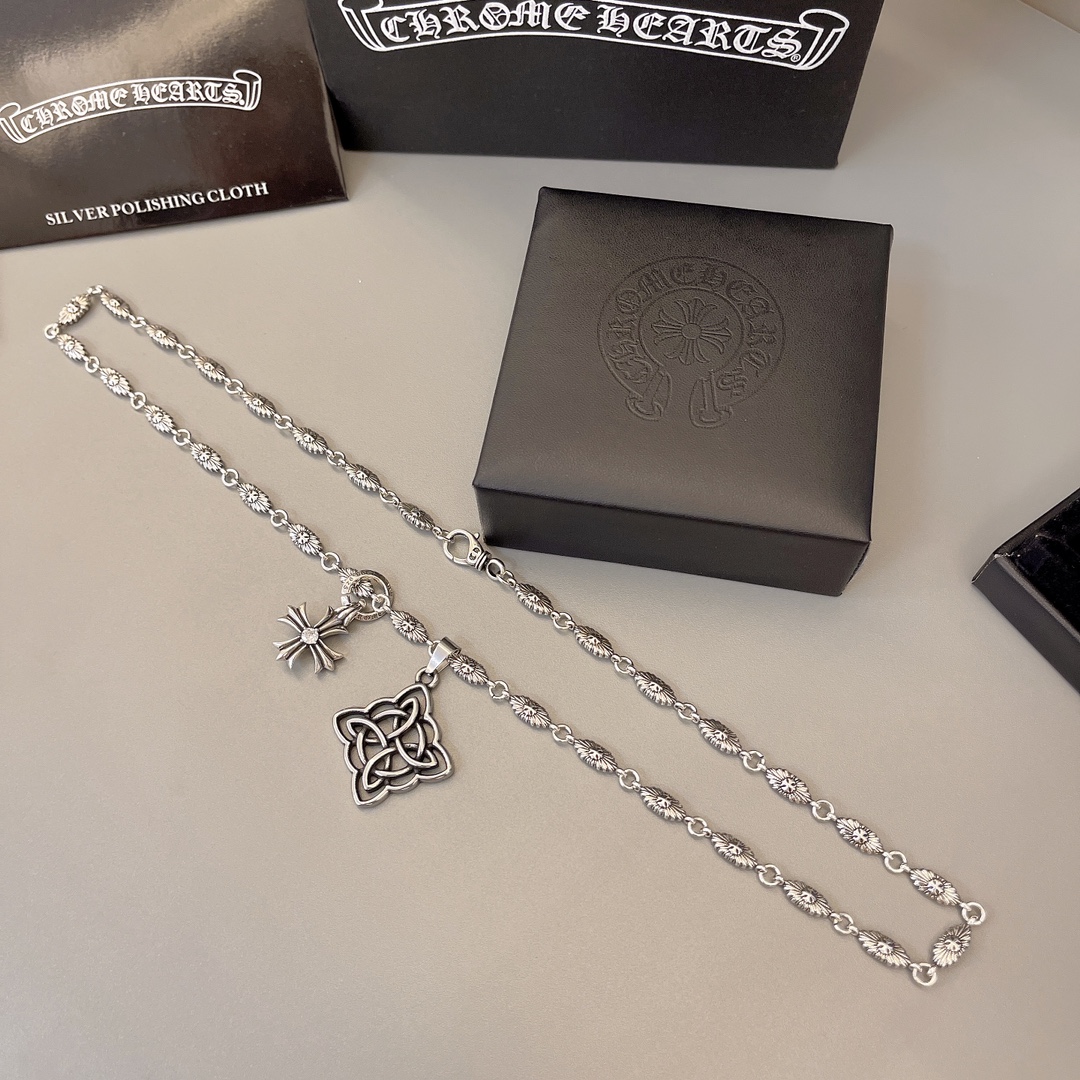 【CHROME HEARTS】ネックレス、新しいネックレス万能シンプルファッションオーナメント  241014-BRAND OFF