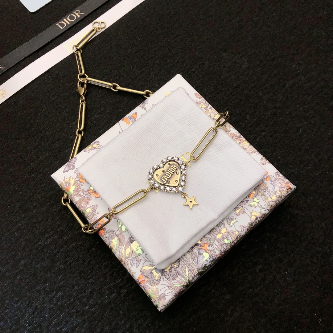 【DIOR】ネックレス、新しいネックレス万能シンプルファッションオーナメント 2473-BRAND OFF
