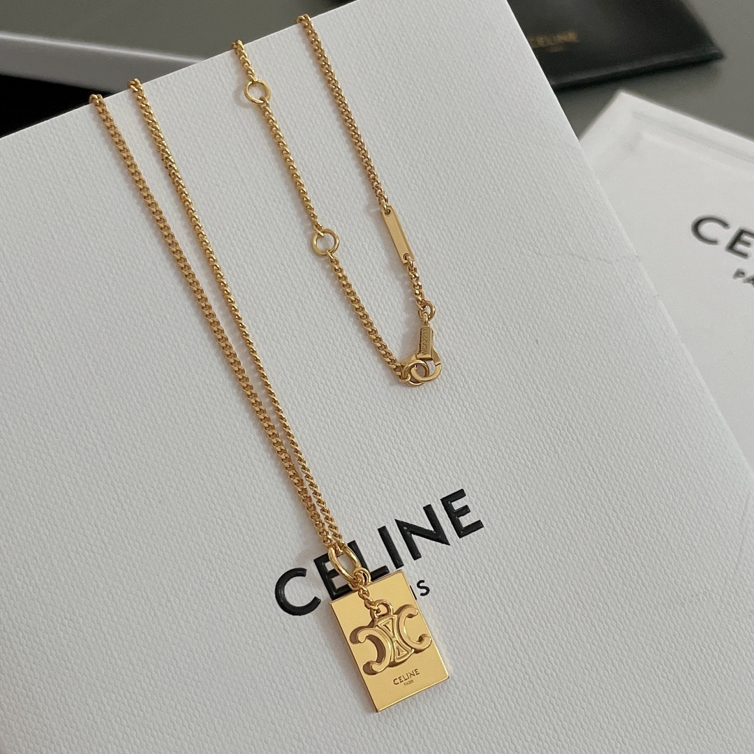 【CELINE】ネックレス、新しいネックレス万能シンプルファッションオーナメント 2474-BRAND OFF