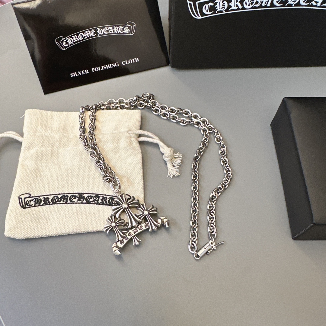 【CHROME HEARTS】ネックレス、新しいネックレス万能シンプルファッションオーナメント 240727-BRAND OFF