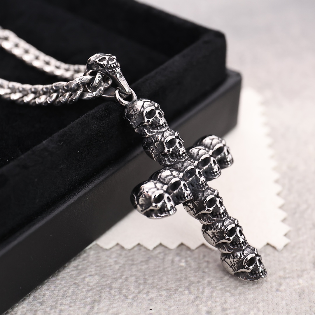 【CHROME HEARTS】ネックレス、新しいネックレス万能シンプルファッションオーナメント-BRAND OFF