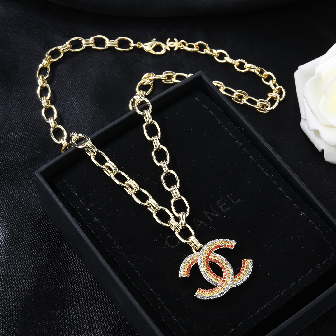 【CHANEL】ネックレス、新しいネックレス万能シンプルファッションオーナメント  240728-BRAND OFF