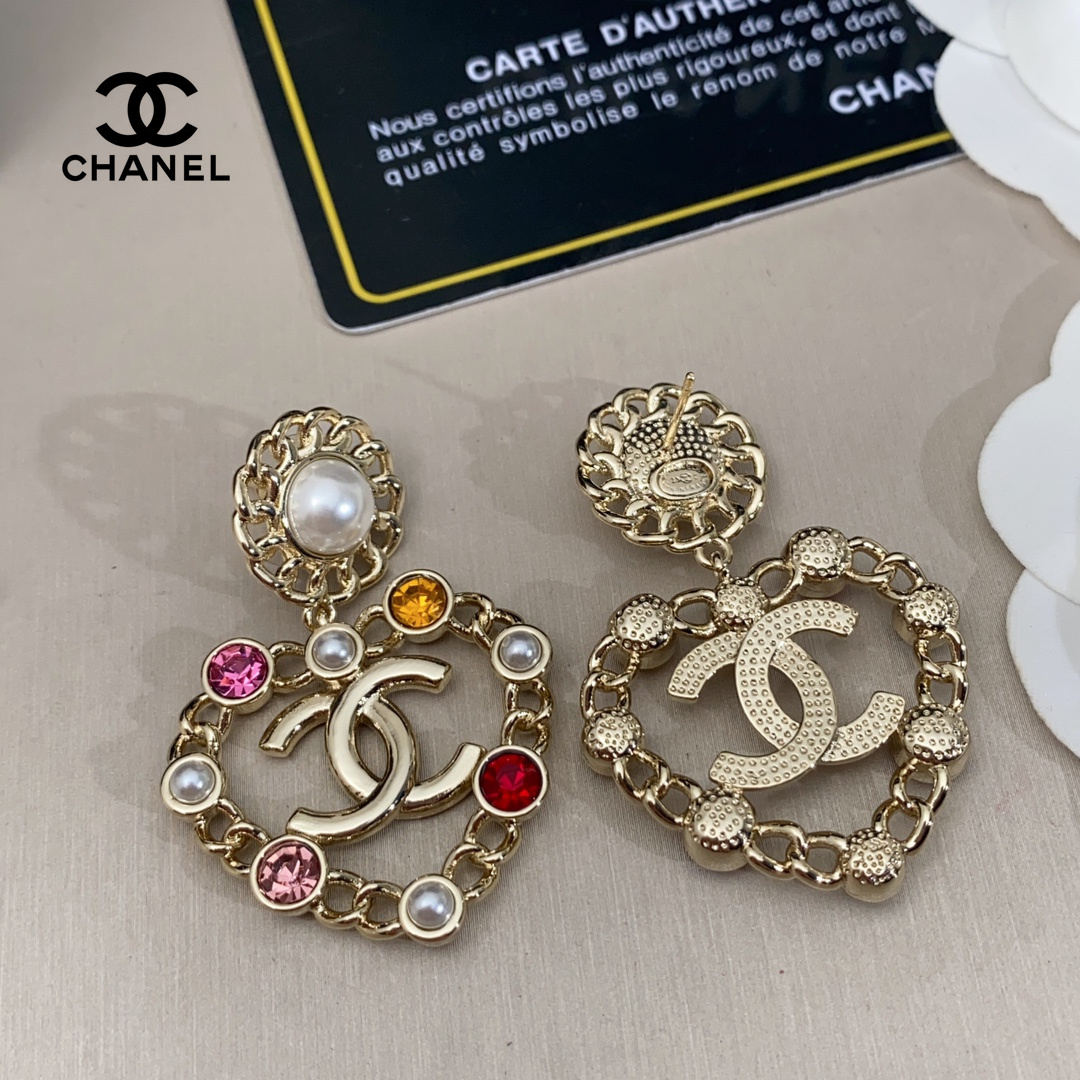 【CHANEL 】 シャネル   ファッションスタイルのイヤリング-BRAND OFF