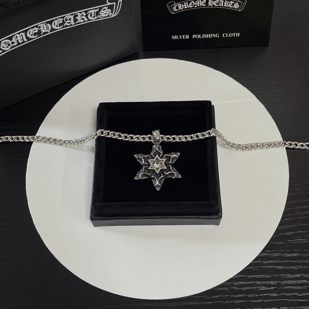 【CHROME HEARTS】ネックレス、新しいネックレス万能シンプルファッションオーナメント  241014-BRAND OFF