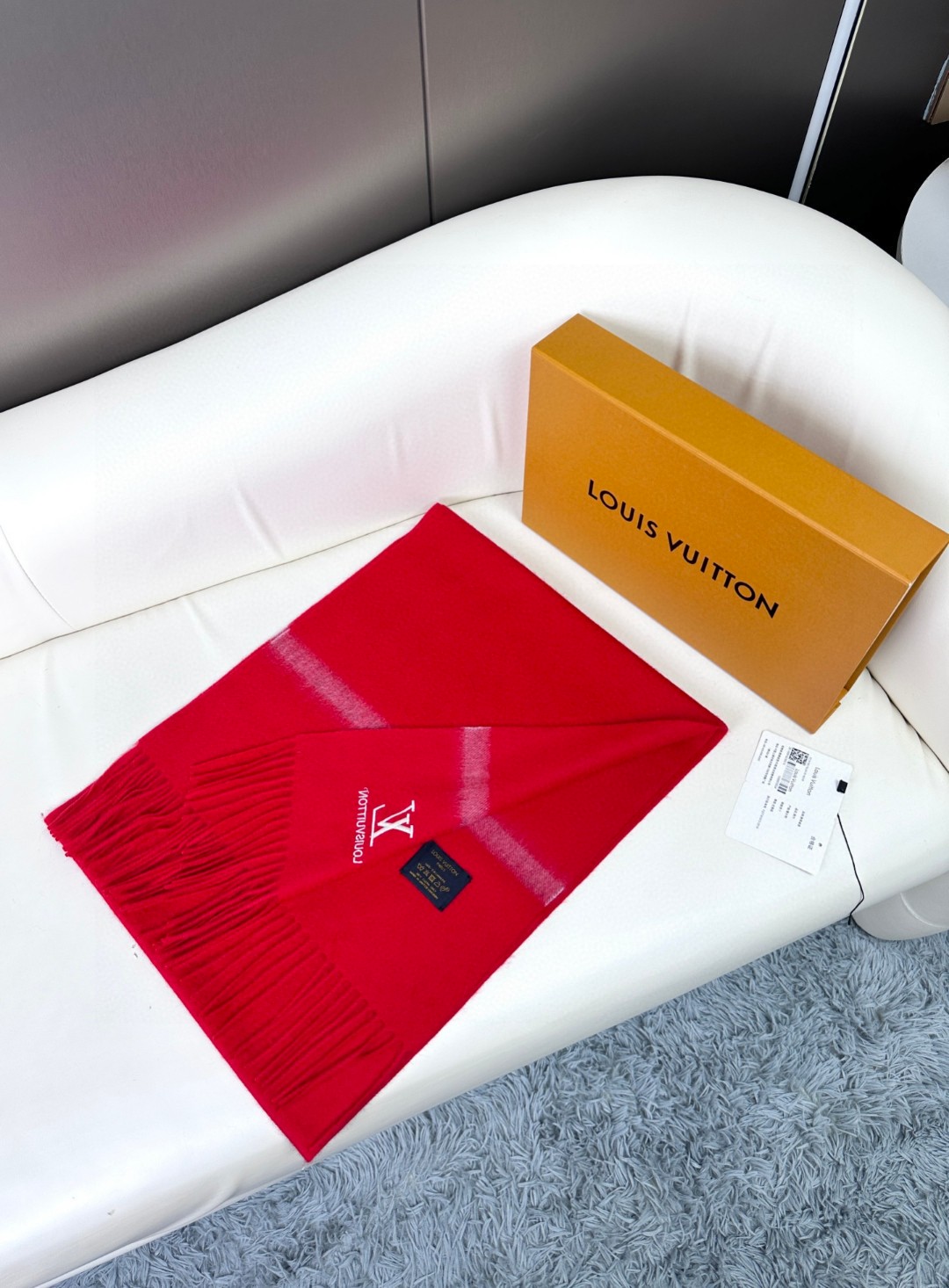【LV LOUIS VUITTON ルイ·ヴィトン】 スカーフ 35*180cm  241107-BRAND OFF