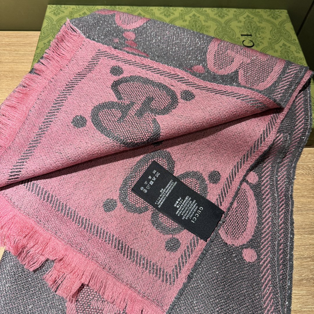【GUCCI グッチ】スカーフ45*195CM  241108-BRAND OFF