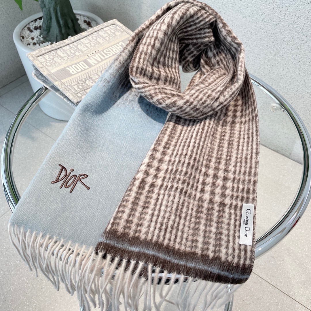 【DIOR  ディオール 】スカーフ32*200cm  241108-BRAND OFF