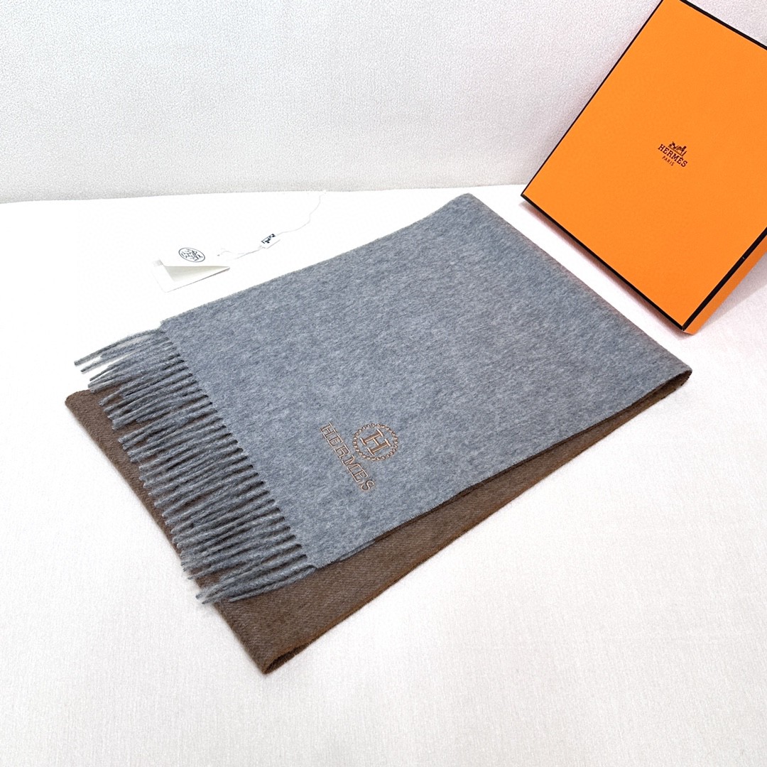 【HERMES エルメス 】スカーフ   30*180CM  241109-BRAND OFF