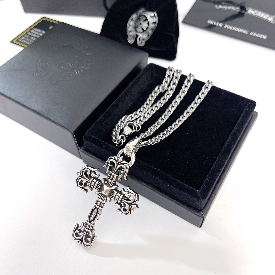 【CHROME HEARTS】ネックレス、新しいネックレス万能シンプルファッションオーナメント-BRAND OFF