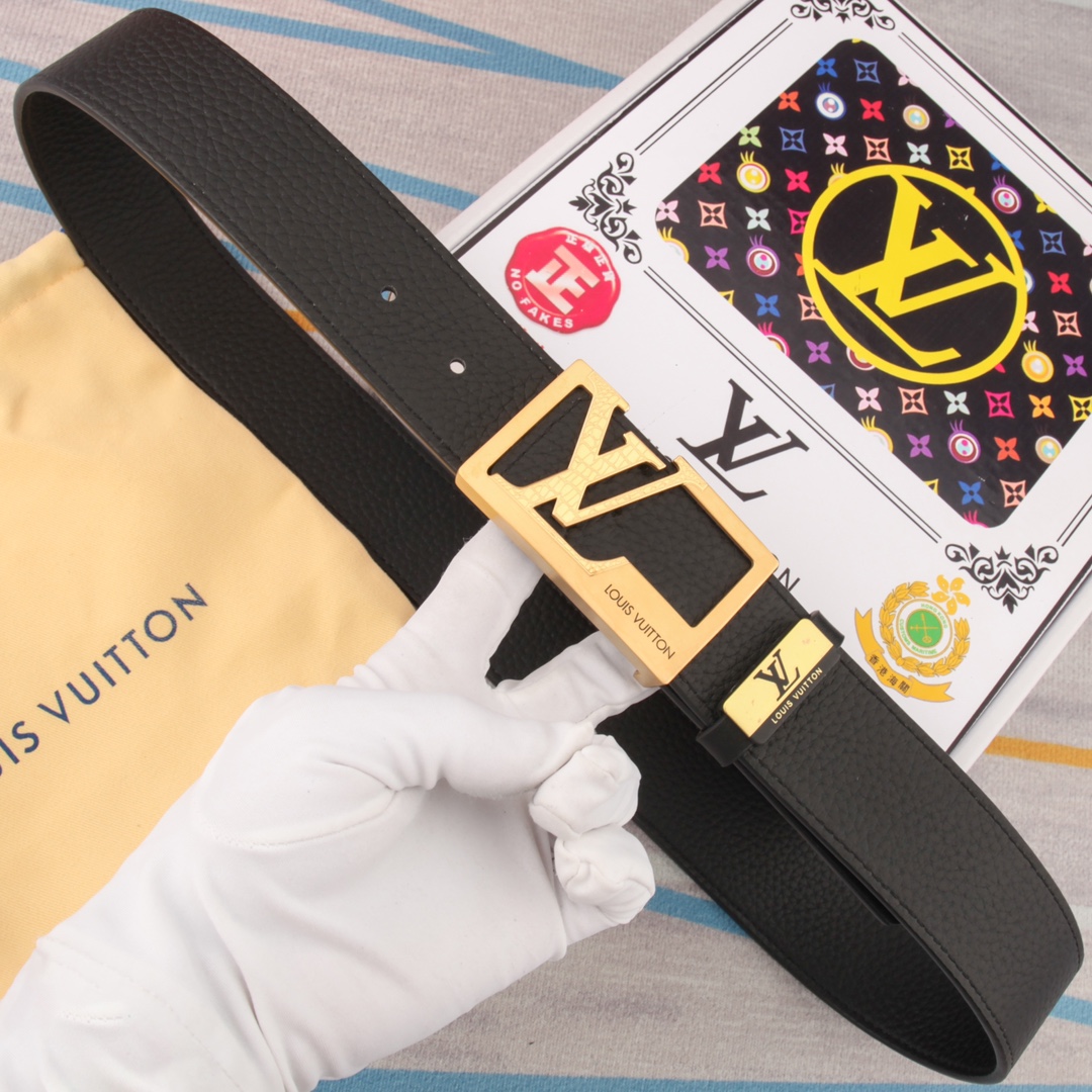 【LOUIS VUITTON】(ルイヴィトン) 3.8cm   ベルト メンズ-BRAND OFF
