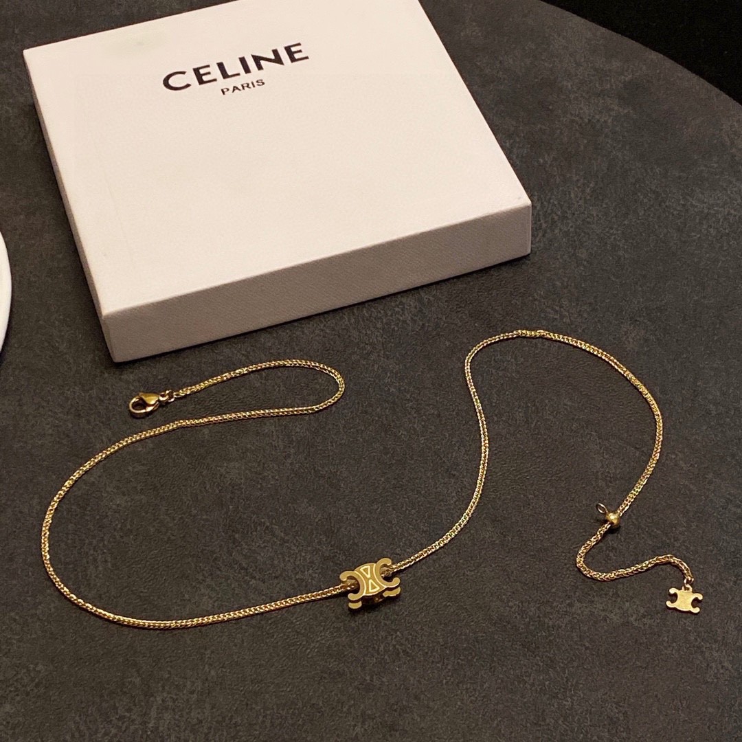 【2026】【CELINE】ネックレス、新しいネックレス万能シンプルファッションオーナメント-BRAND OFF