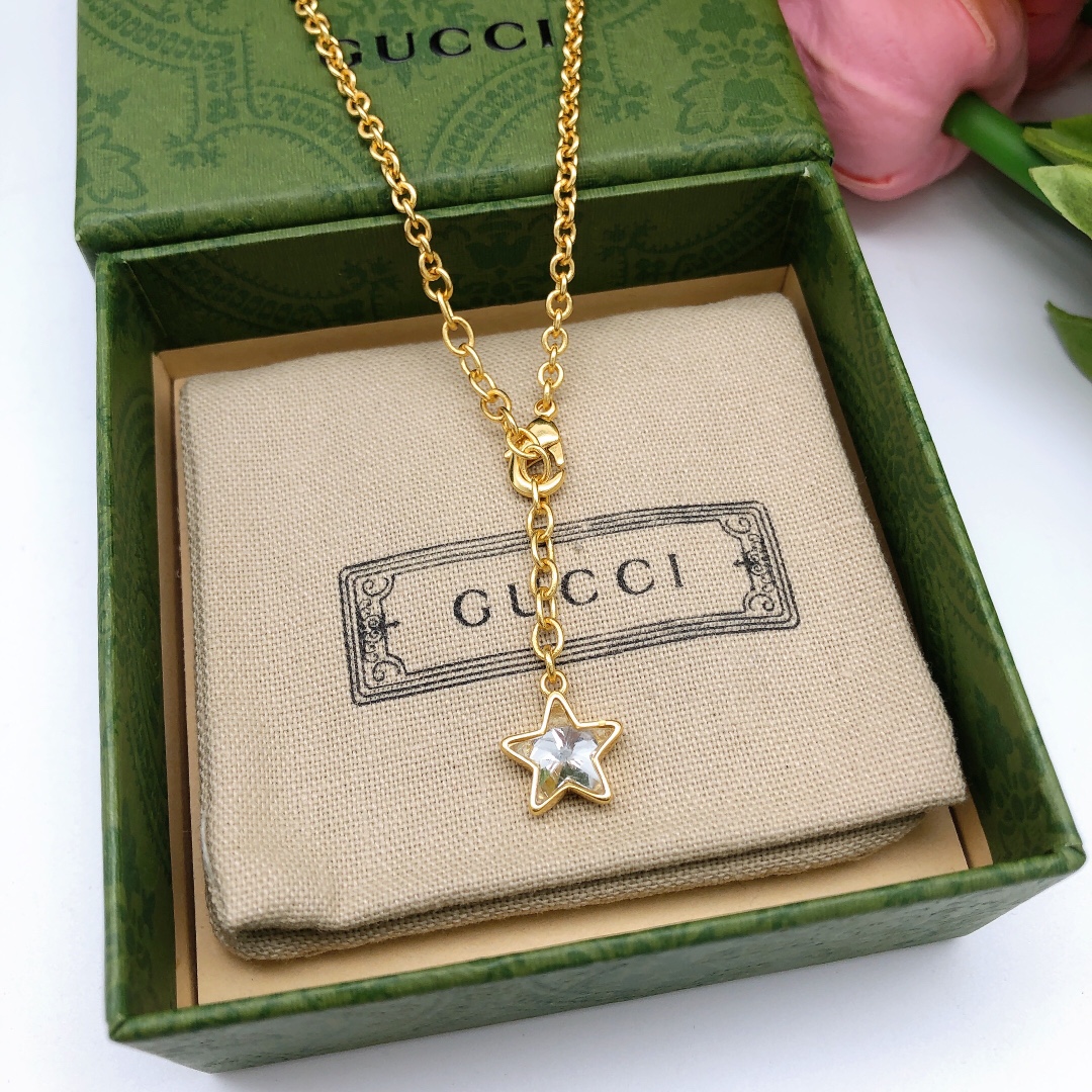 【2026】【GUCCI】ネックレス、新しいネックレス万能シンプルファッションオーナメント-BRAND OFF
