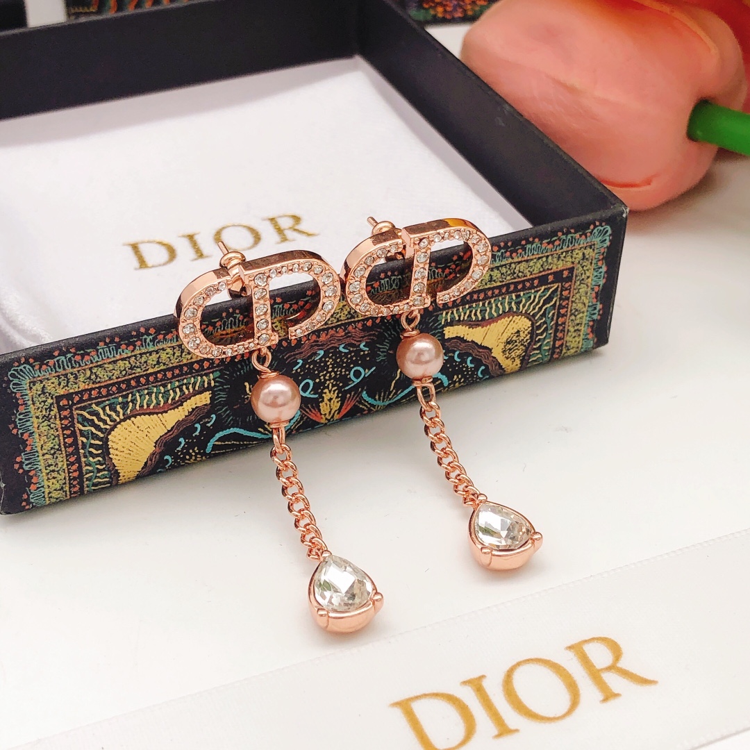 【2026】【DIOR】ディオール  ファッションスタイルのイヤリング-BRAND OFF