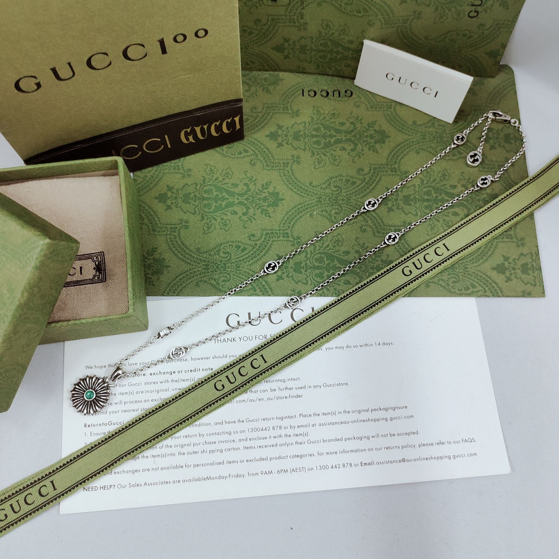 【GUCCI】ネックレス、新しいネックレス万能シンプルファッションオーナメント-BRAND OFF