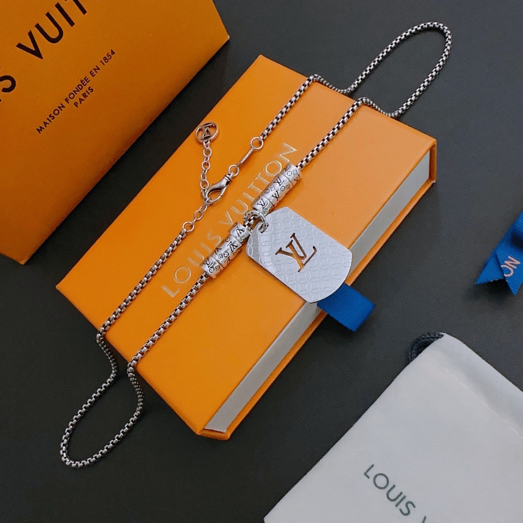 【2026】【LOUIS VUITTON】ネックレス、新しいネックレス万能シンプルファッションオーナメント-BRAND OFF