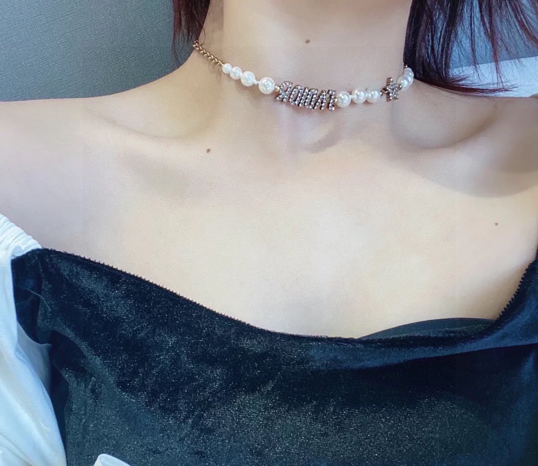 【DIOR】ネックレス、新しいネックレス万能シンプルファッションオーナメント-BRAND OFF