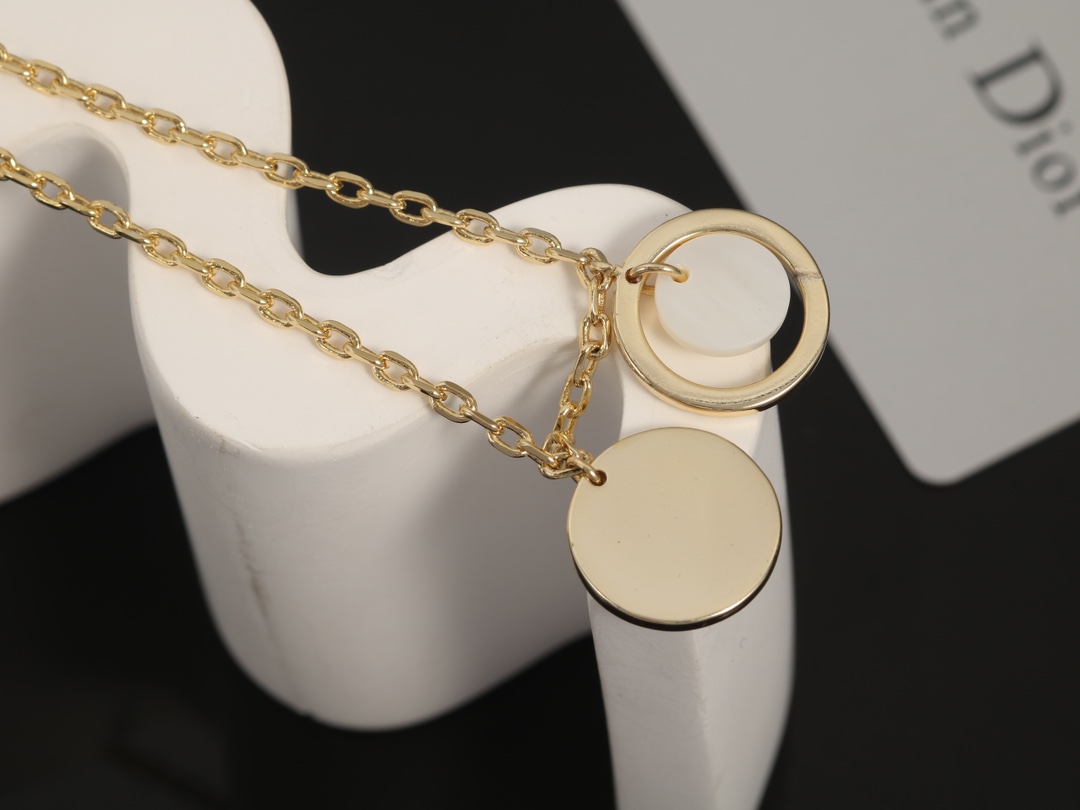 【2026】【 DIOR】ネックレス、新しいネックレス万能シンプルファッションオーナメント-BRAND OFF