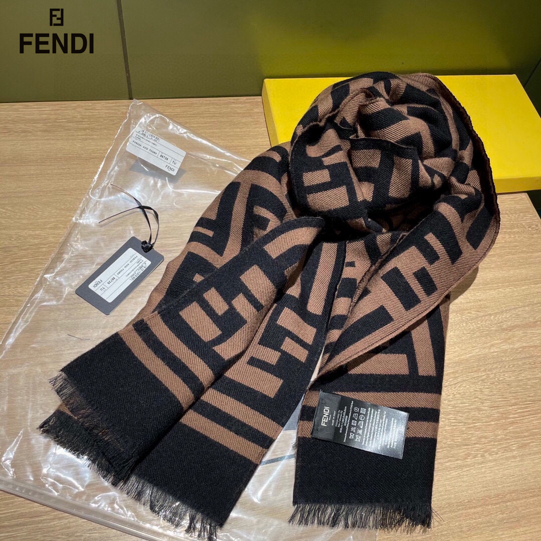 【2026】【FENDI  フェンディ】スカーフ35*180CM-BRAND OFF