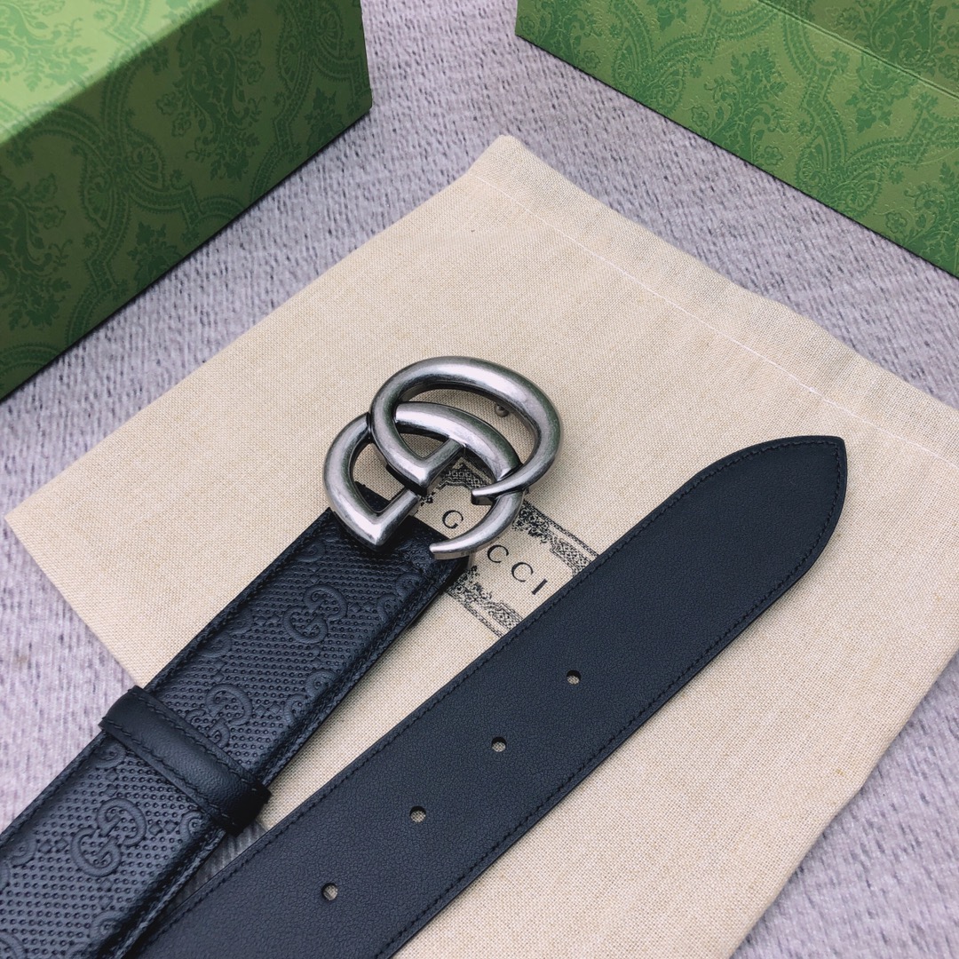 【 GUCCI】(クッチ)  3.8cm   ベルト メンズ-BRAND OFF