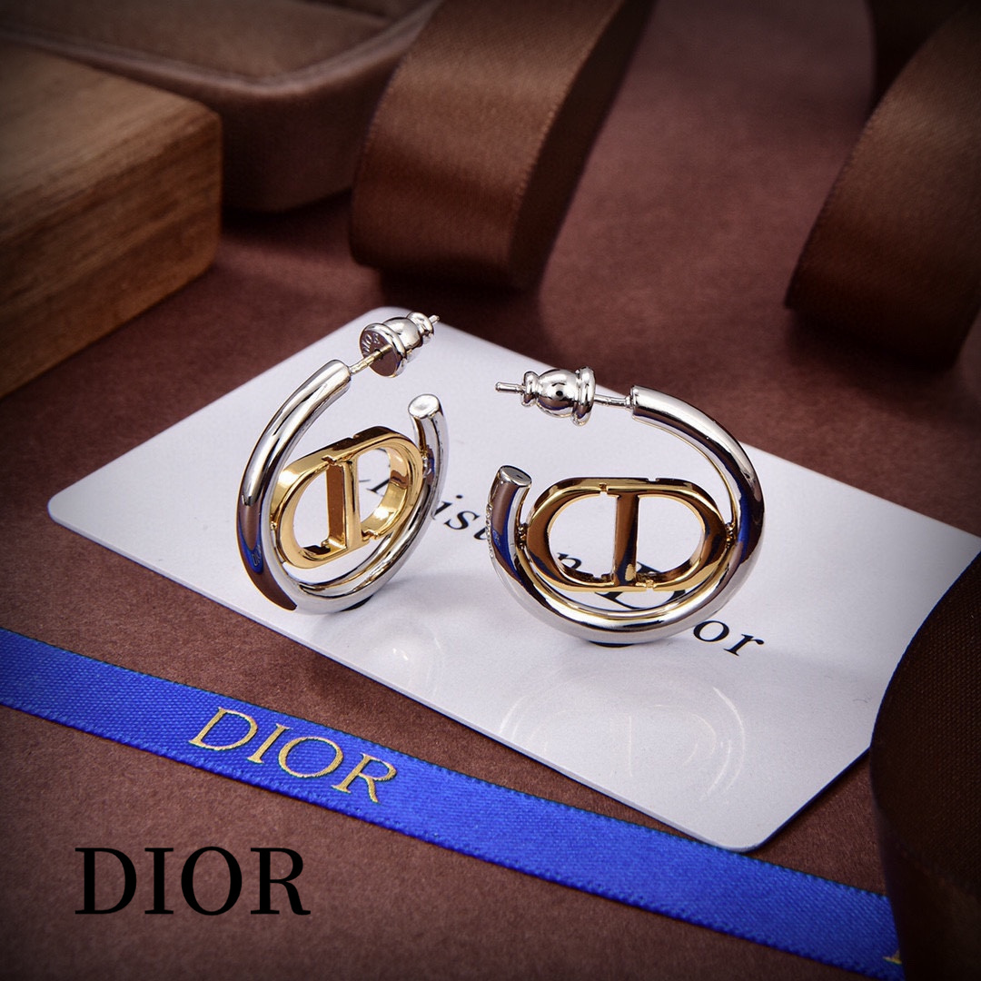 【2026】【DIOR】ディオール  ファッションスタイルのイヤリング-BRAND OFF
