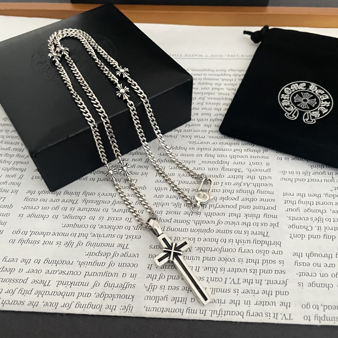 【Chrome Hearts】ネックレス、新しいネックレス万能シンプルファッションオーナメント-BRAND OFF