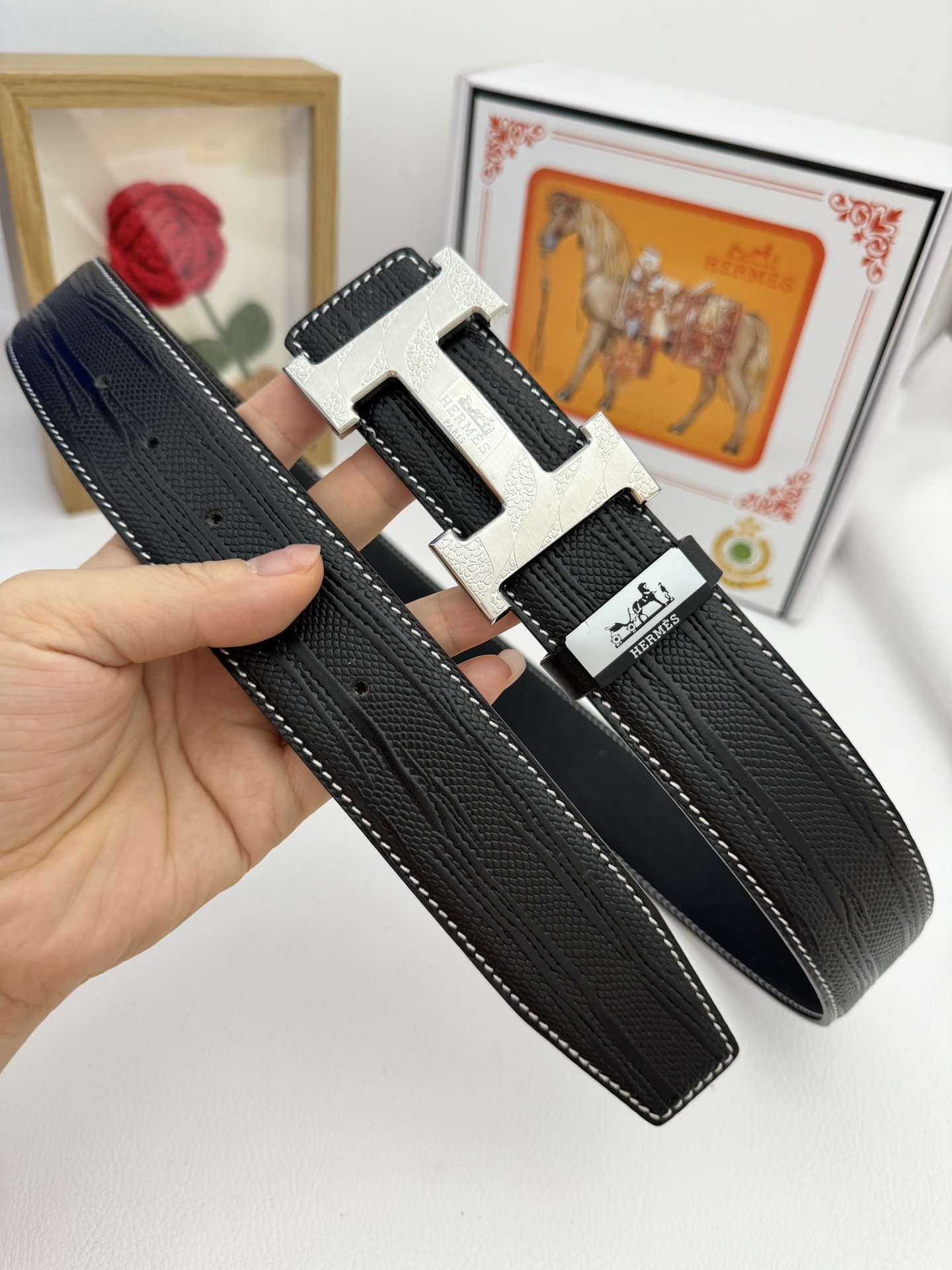 【2026】【Hermès】(エルメス) 3.8cmベルト メンズ-BRAND OFF