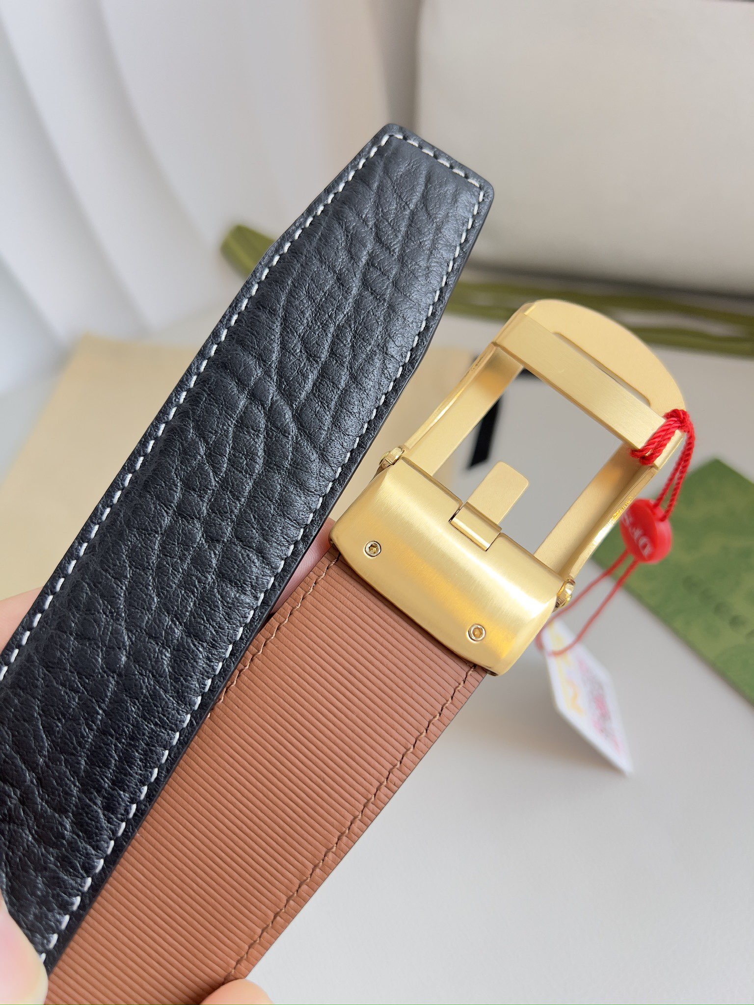 【GUCCI】(グッチ) 3.5cmベルト メンズ-BRAND OFF