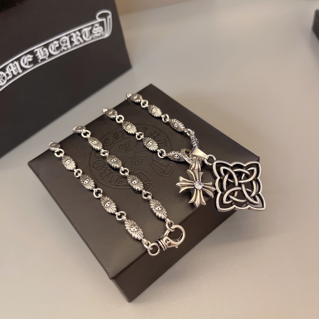 【CHROME HEARTS】ネックレス、新しいネックレス万能シンプルファッションオーナメント  241014-BRAND OFF