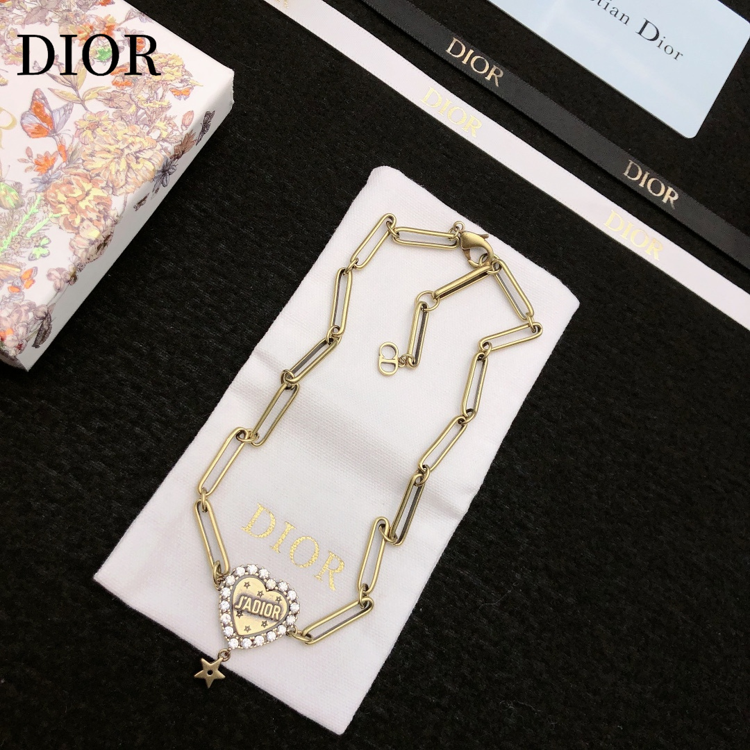 【DIOR】ネックレス、新しいネックレス万能シンプルファッションオーナメント 2473-BRAND OFF