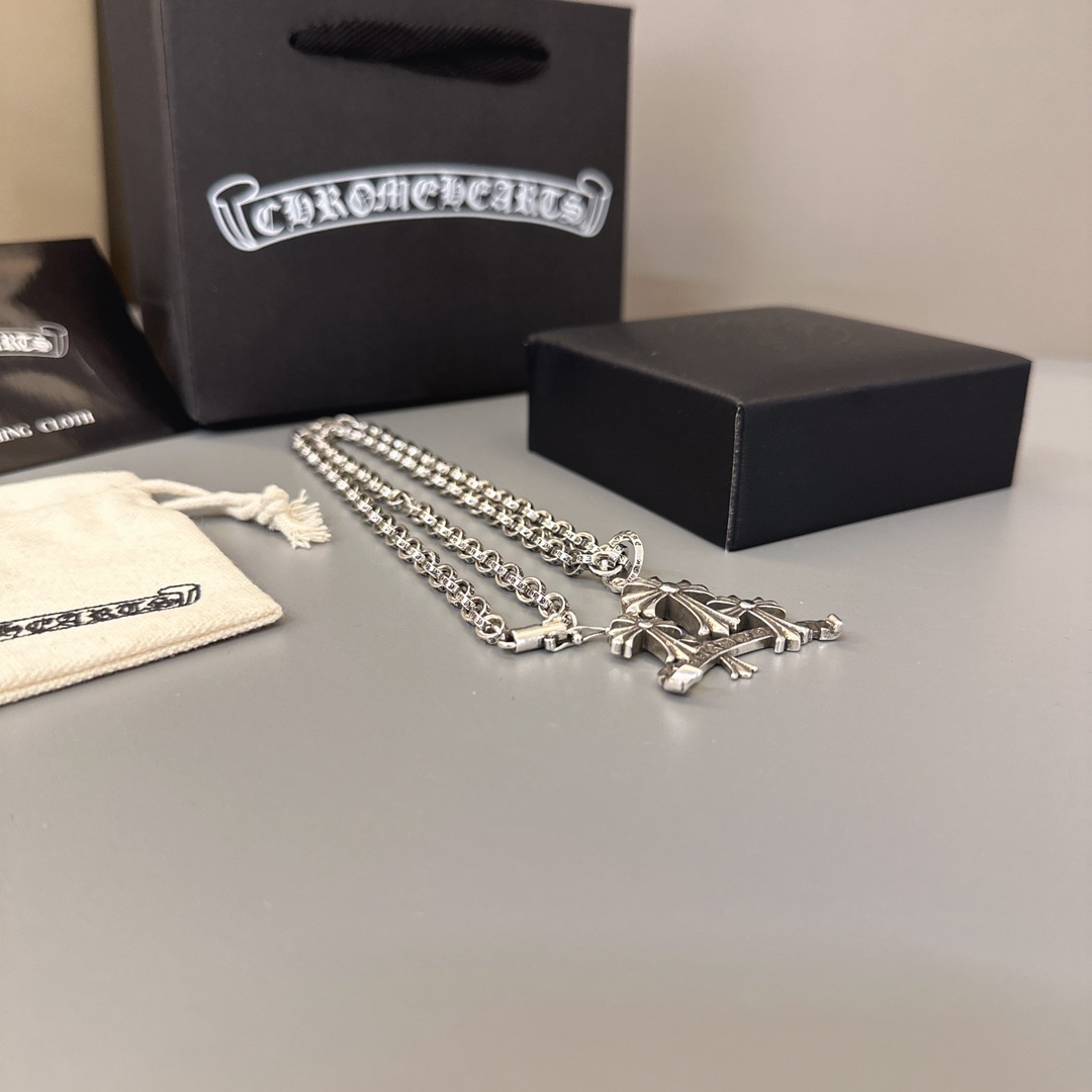 【CHROME HEARTS】ネックレス、新しいネックレス万能シンプルファッションオーナメント 240727-BRAND OFF