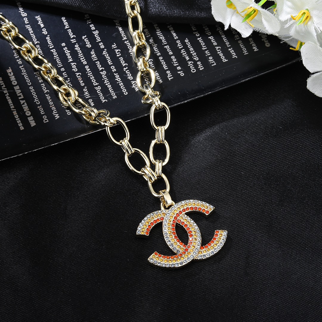 【CHANEL】ネックレス、新しいネックレス万能シンプルファッションオーナメント  240728-BRAND OFF