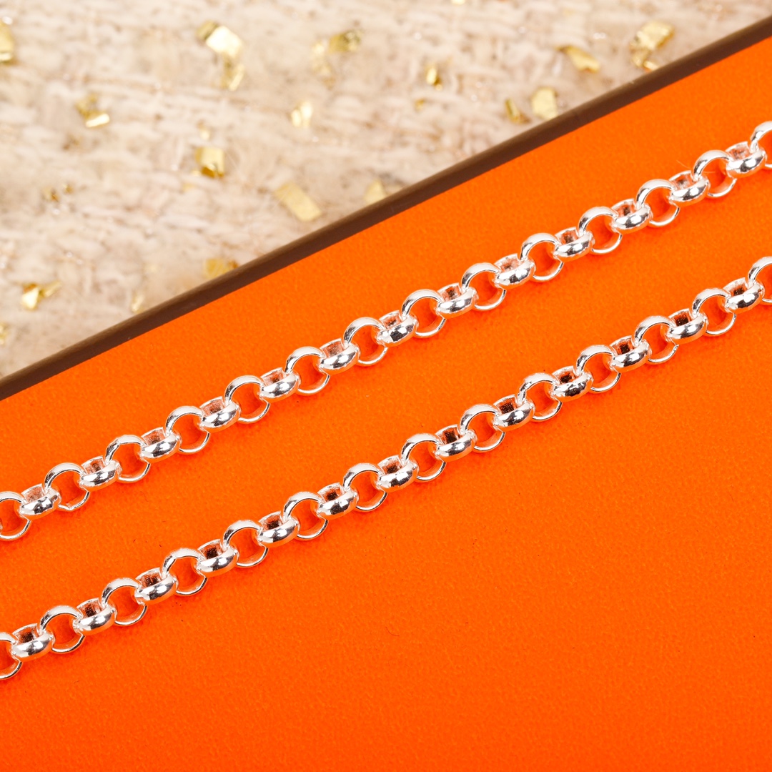 【HERMES】ネックレス、新しいネックレス万能シンプルファッションオーナメント 240730-BRAND OFF