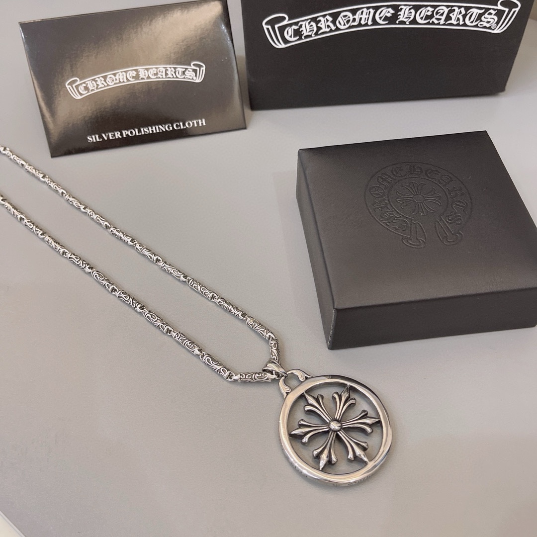 【CHROME HEARTS】ネックレス、新しいネックレス万能シンプルファッションオーナメント240812-BRAND OFF
