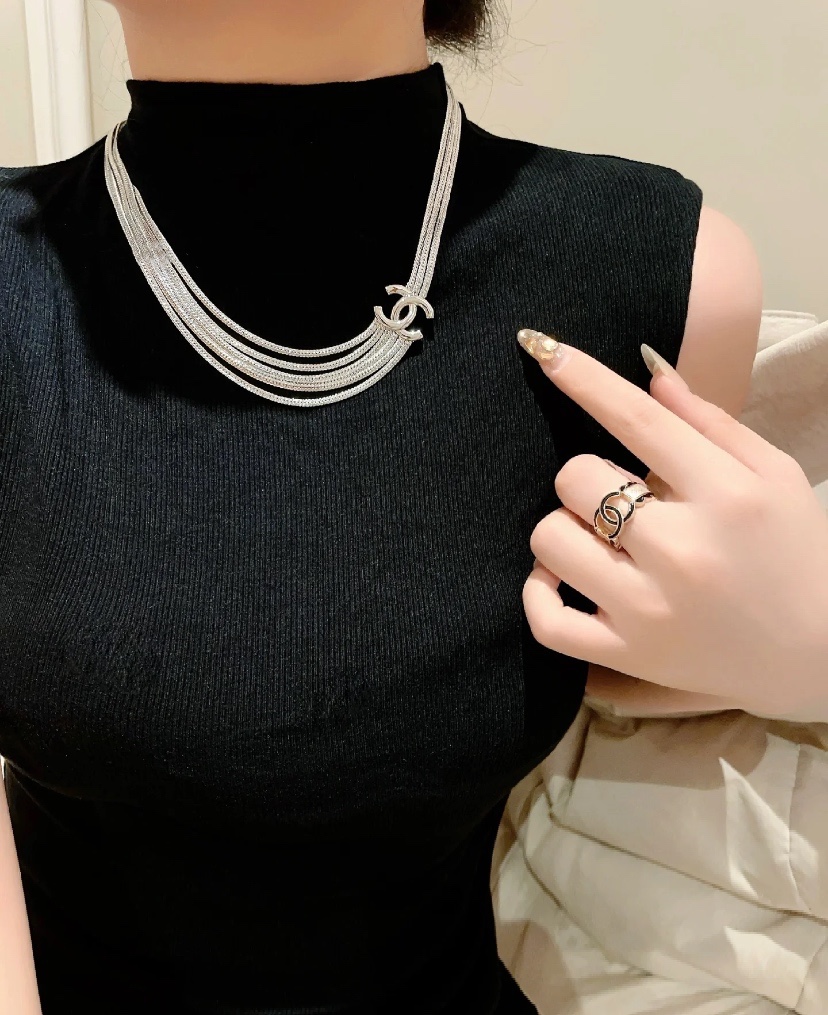 【CHANEL】ネックレス、新しいネックレス万能シンプルファッションオーナメント 241014-BRAND OFF