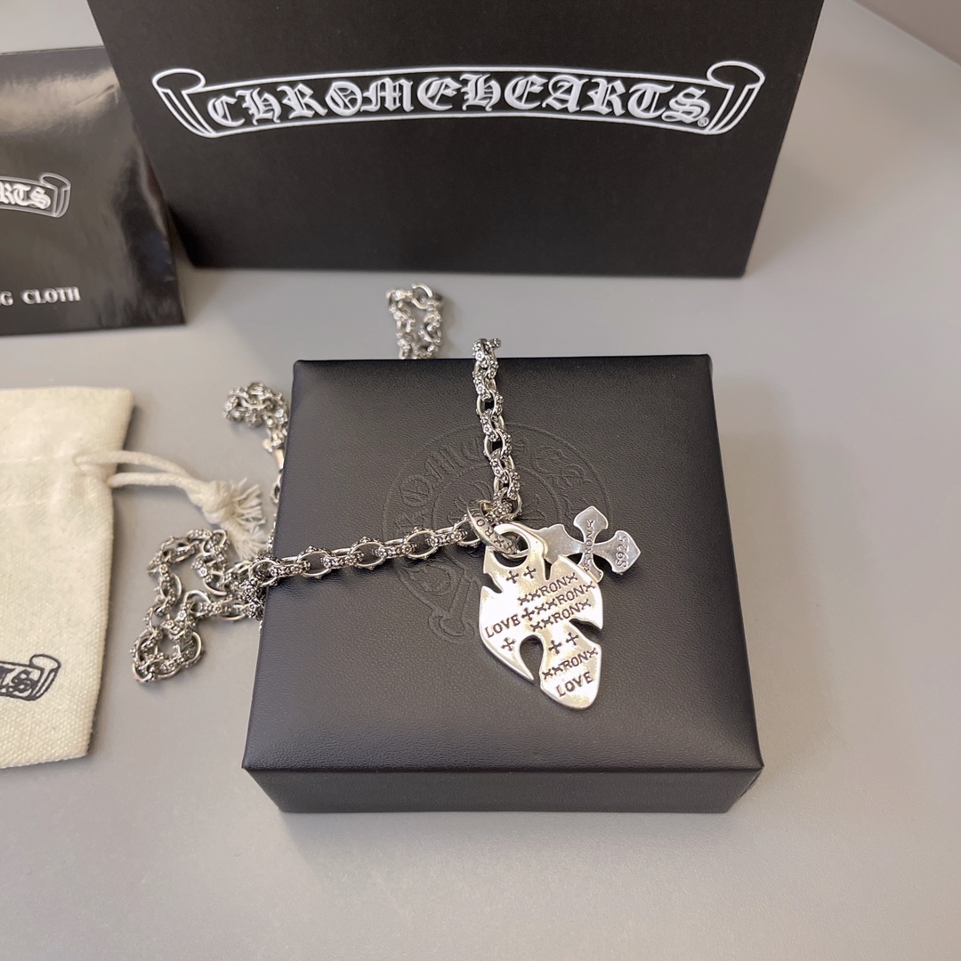 【CHROME HEARTS】ネックレス、新しいネックレス万能シンプルファッションオーナメント  241014-BRAND OFF