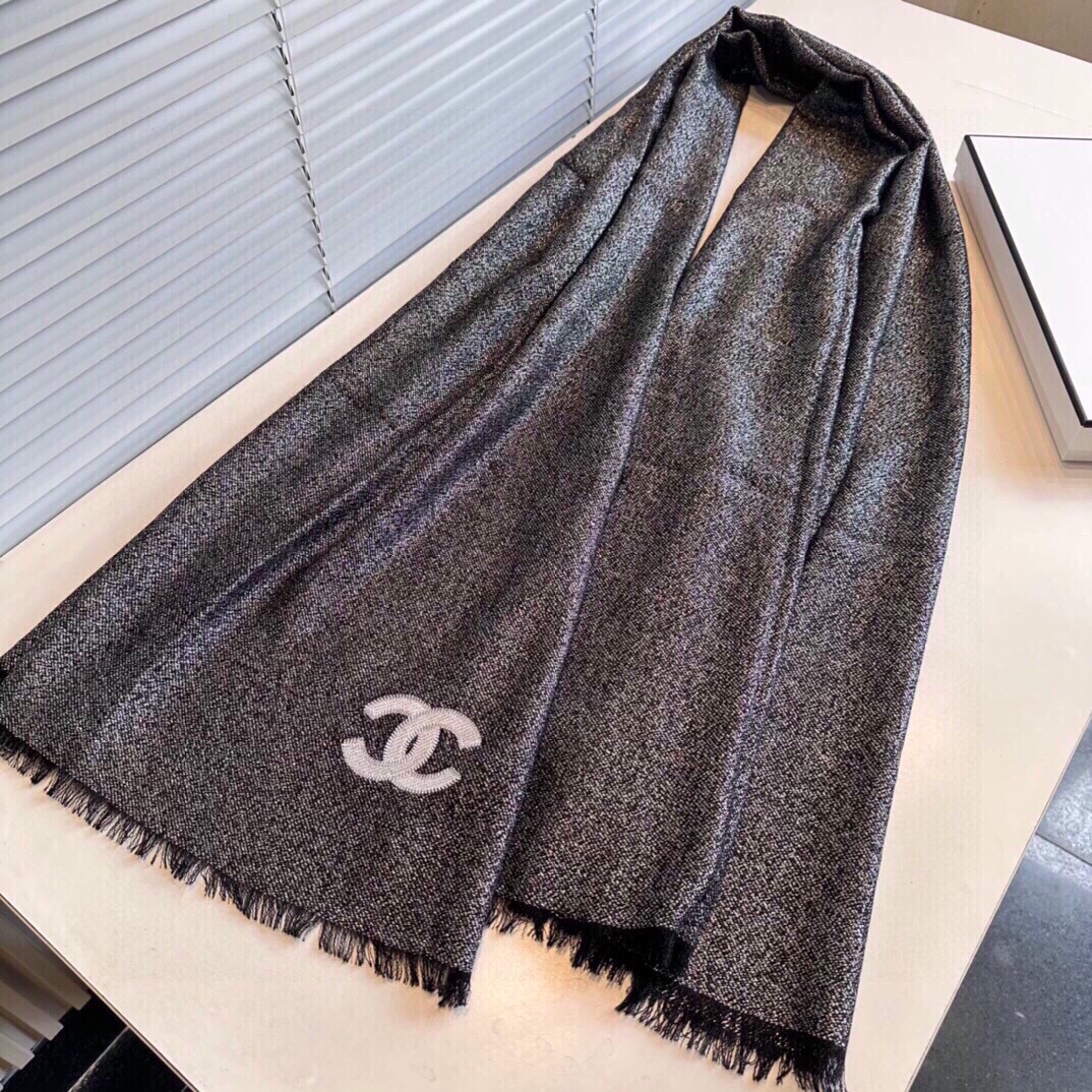 【CHANEL  シャネル 】スカーフ70*200CM 241107-BRAND OFF
