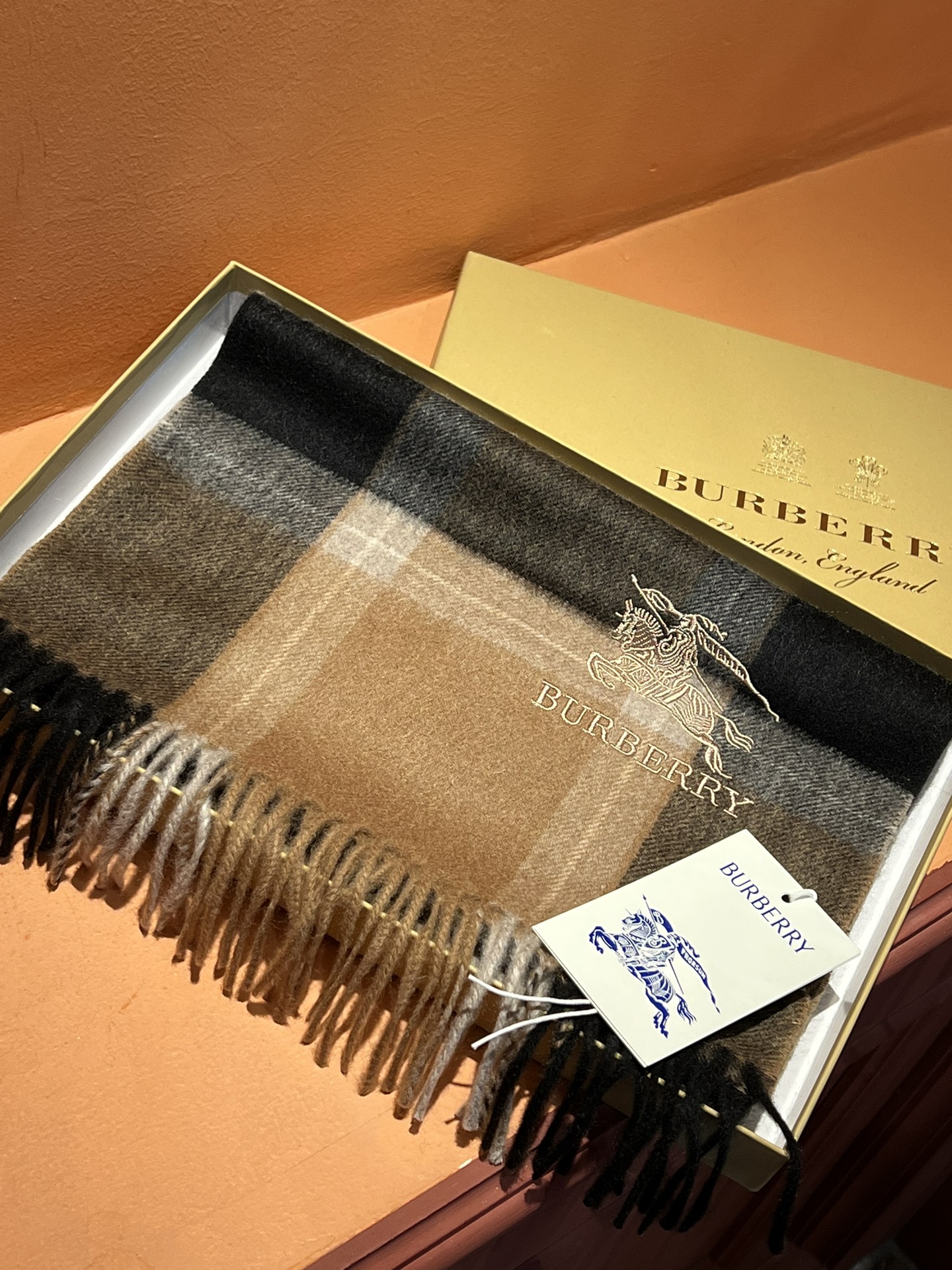 【BURBERRY  バーバリー】スカーフ32*180CM  241108-BRAND OFF