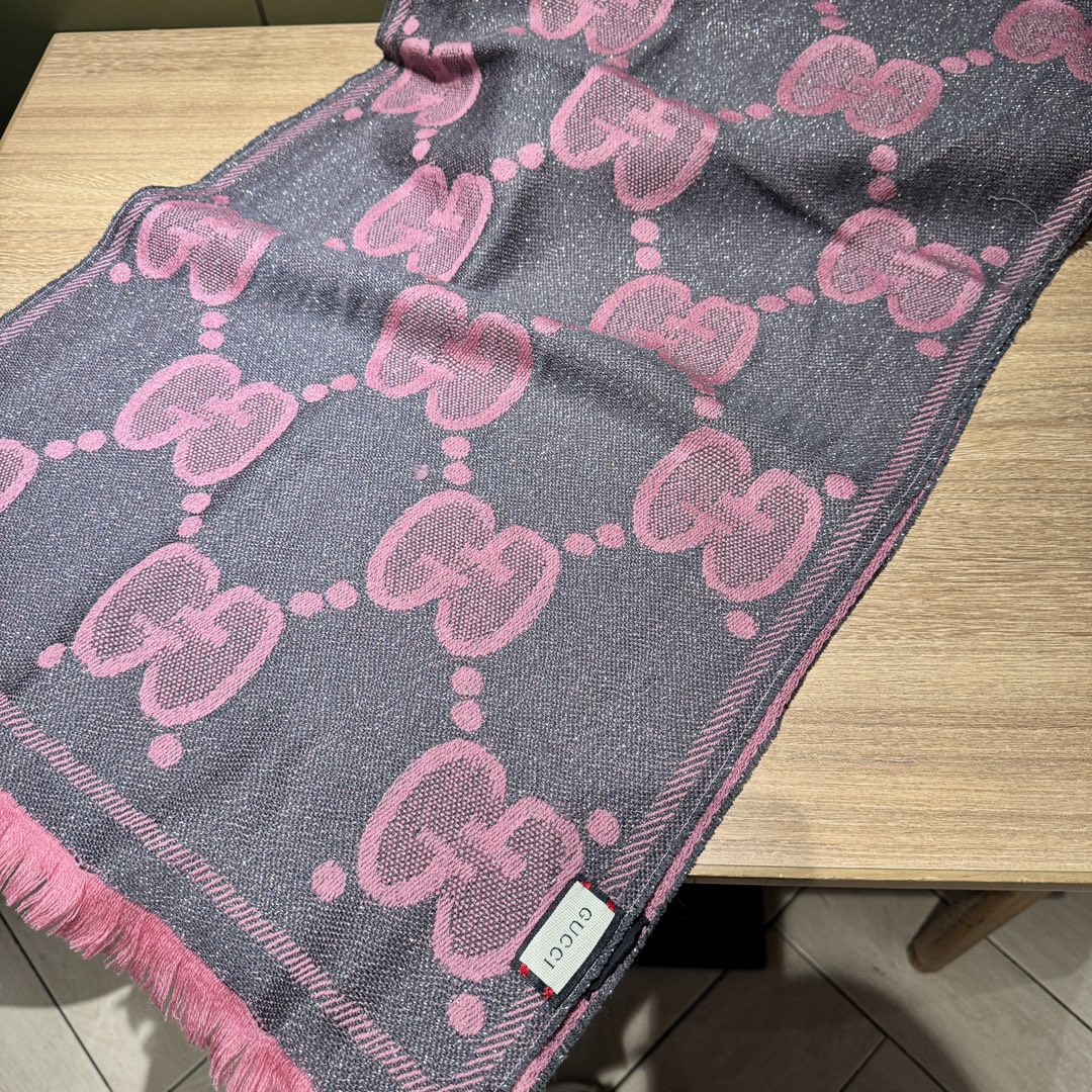 【GUCCI グッチ】スカーフ45*195CM  241108-BRAND OFF