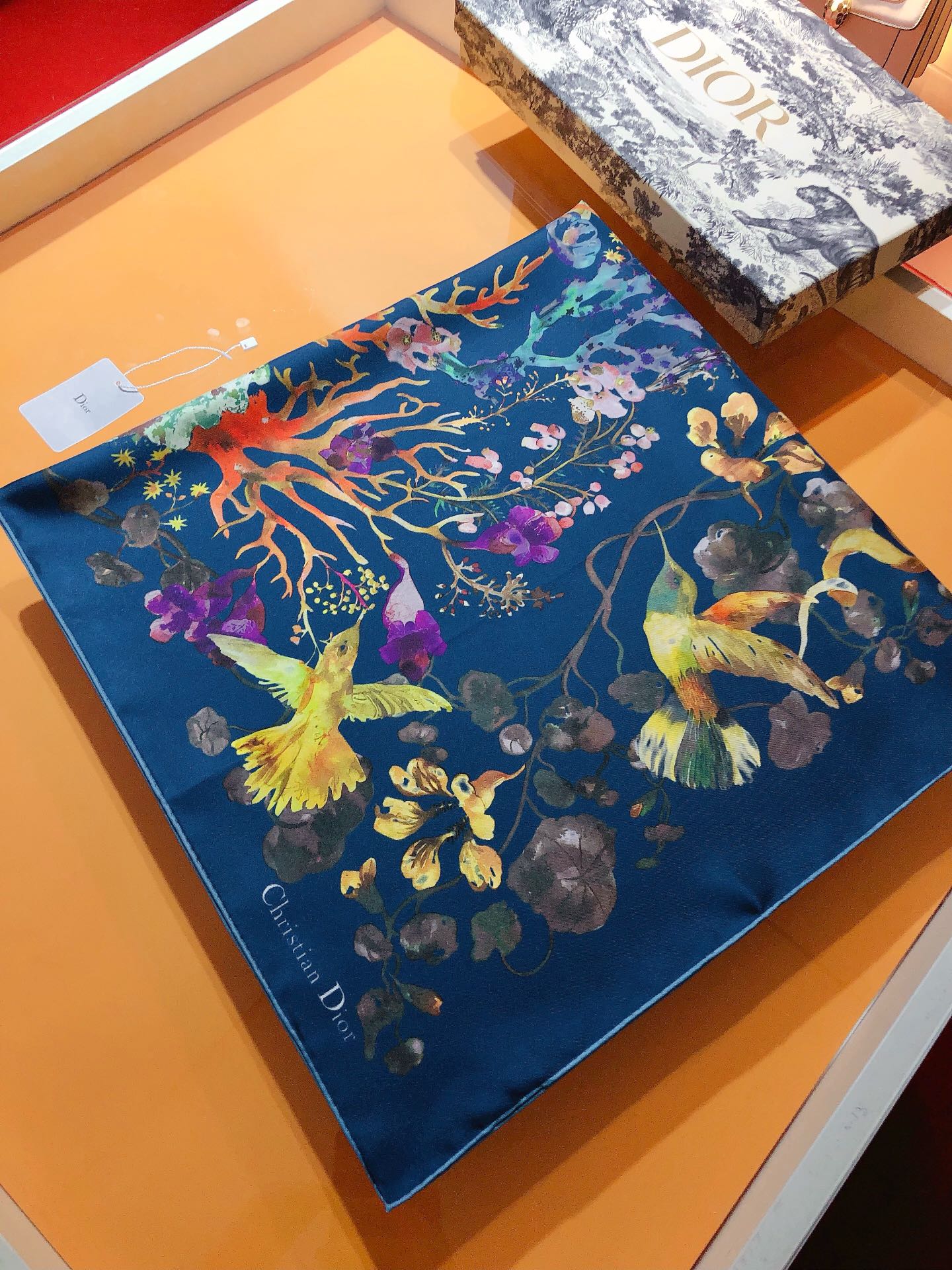 【DIOR  ディオール 】スカーフ90*90cm  241108-BRAND OFF