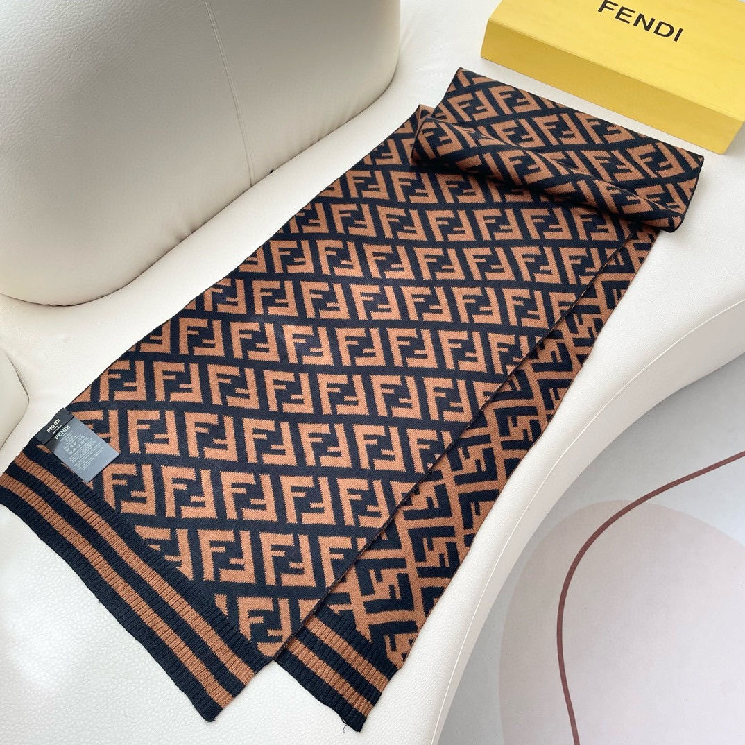 【FENDI  フェンディ】スカーフ36*180CM   241109-BRAND OFF