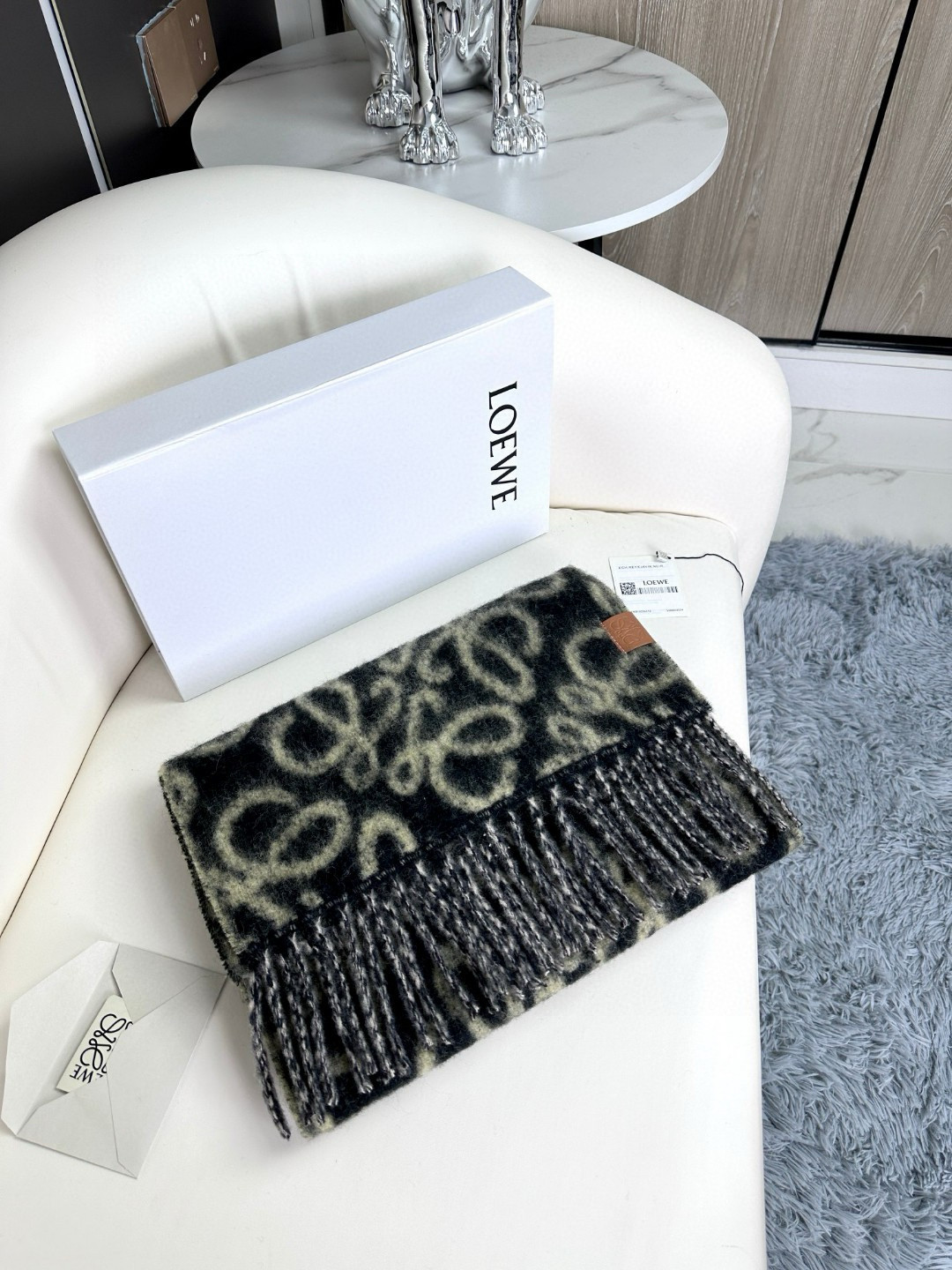 【LOEWE ロエベ】スカーフ 30*180CM   241109-BRAND OFF