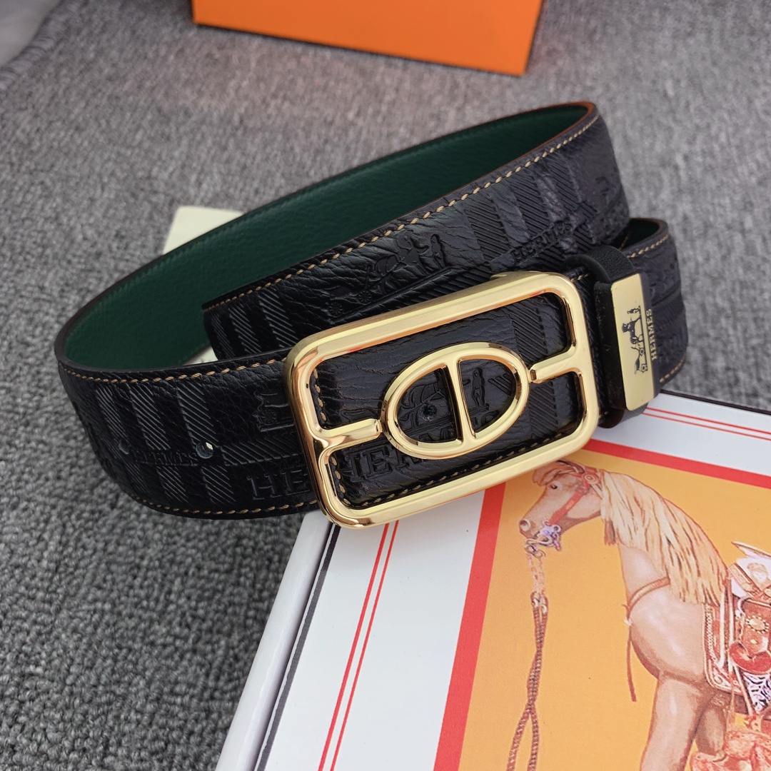 【HERMES】(エルメス) 3.8CM ベルト メンズ-BRAND OFF