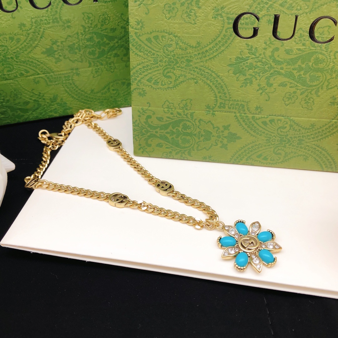 【2026】【GUCCI】ネックレス、新しいネックレス万能シンプルファッションオーナメント-BRAND OFF