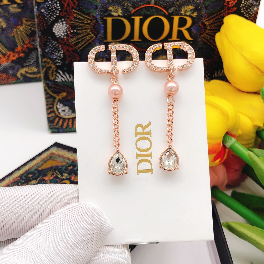 【2026】【DIOR】ディオール  ファッションスタイルのイヤリング-BRAND OFF